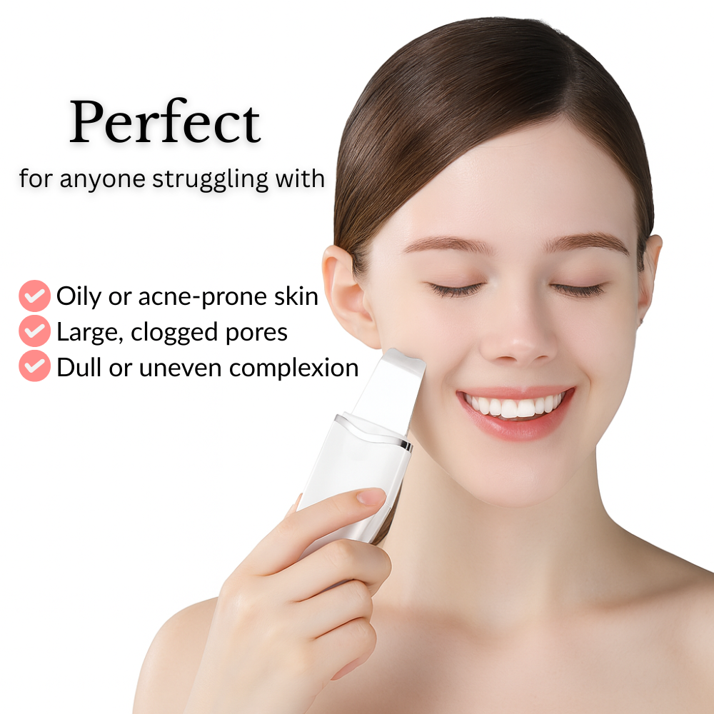 Ultrasonic Skin Scrubber – Deep Cleansing & Blackheads Remover