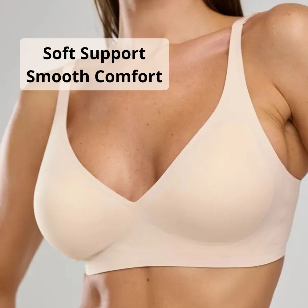 Jelly Strip Seamless Wireless Push-Up Bra