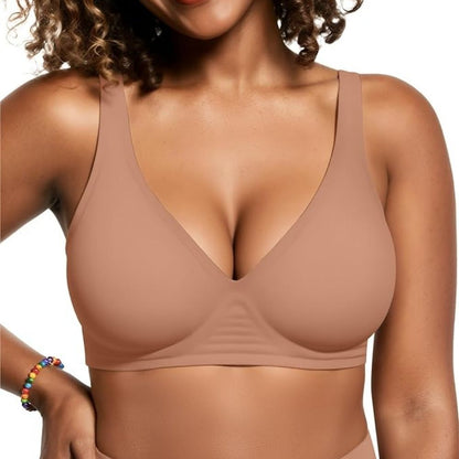 Jelly Strip Seamless Wireless Push-Up Bra
