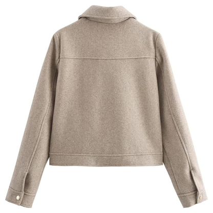 Cropped Wool Jacket – Timeless Elegance, Modern Edge