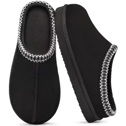 Luxe Comfort Memory Foam Suede Slippers