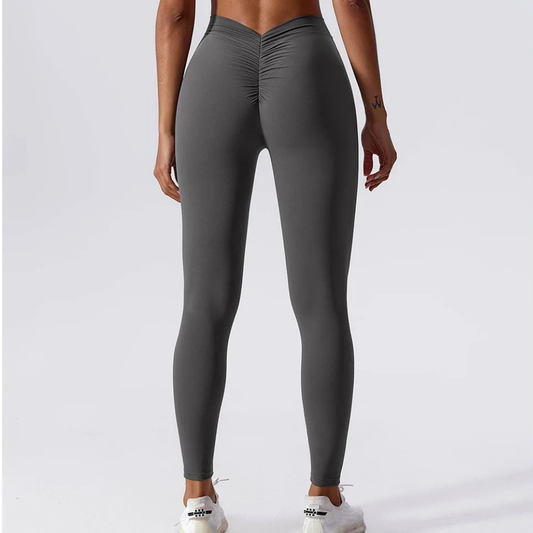 CurveLift V-Back Ruched Leggings