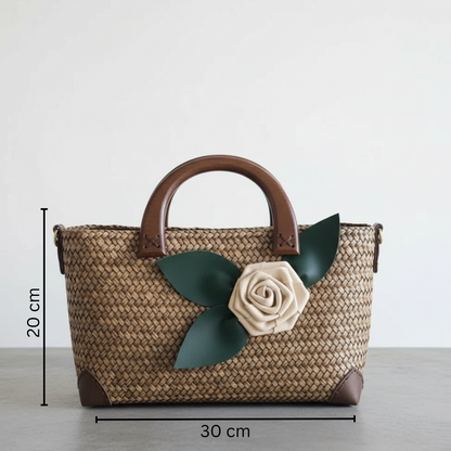 The Iconic Bloom Tote – Handcrafted Woven Bag