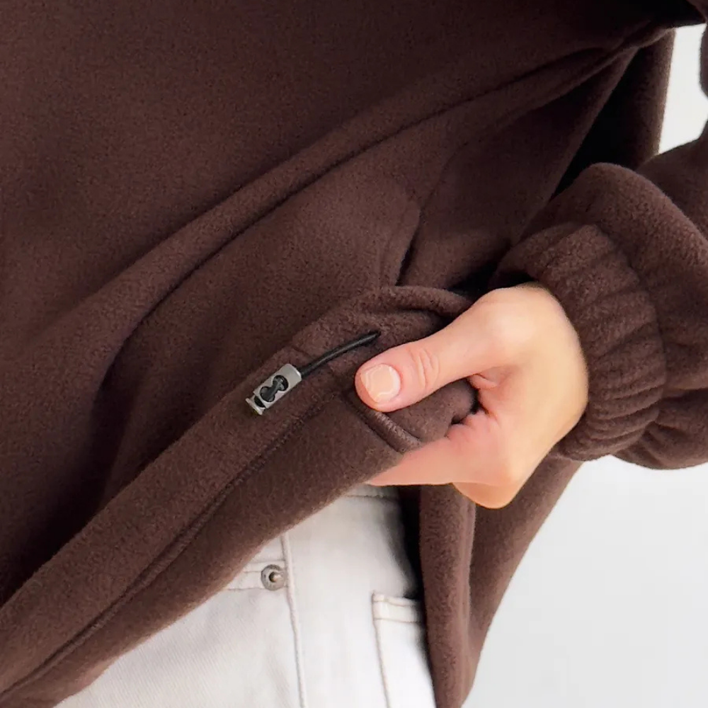 CozyZip™ Fleece Crop Jacket – Warm, Soft & Effortlessly Chic