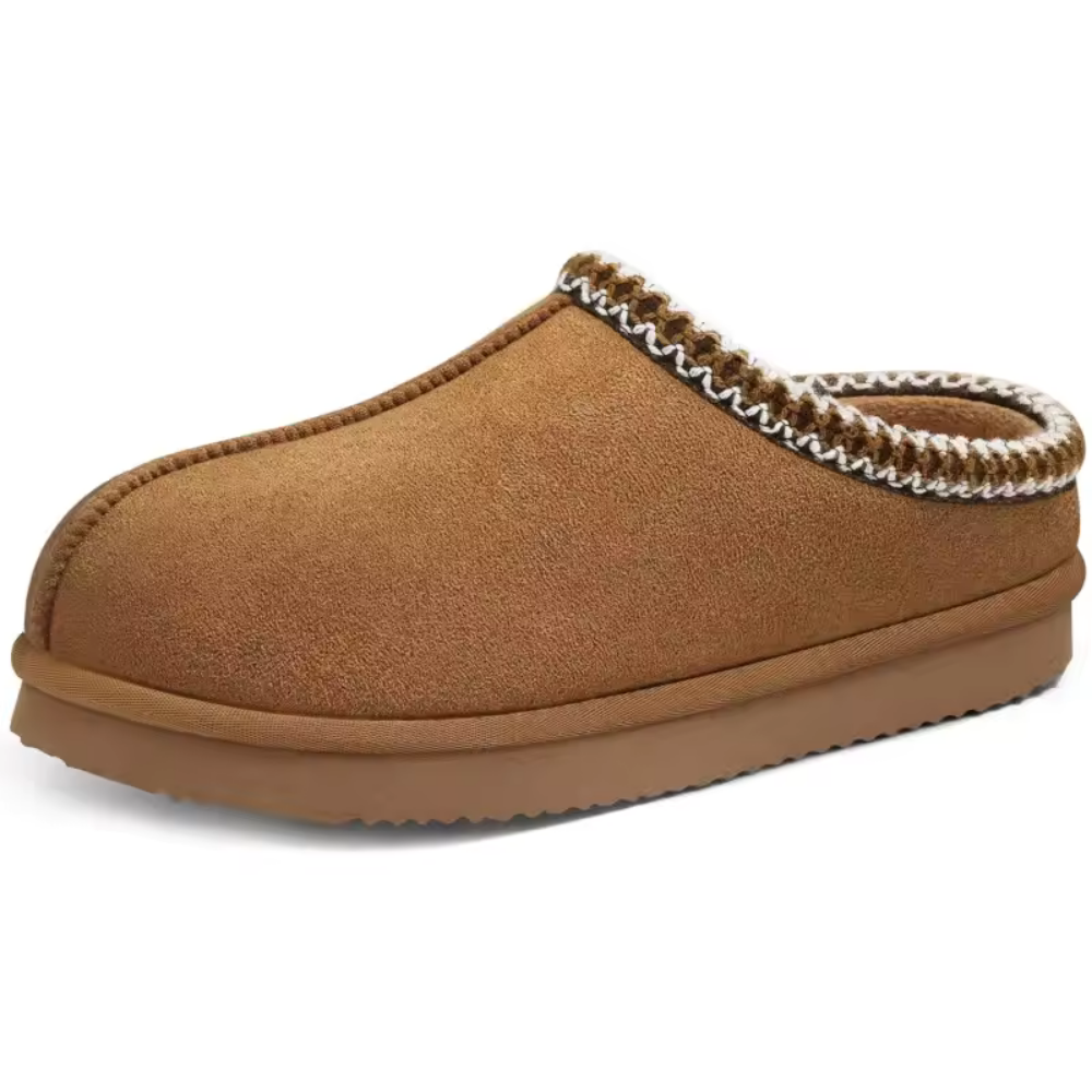 Luxe Comfort Memory Foam Suede Slippers