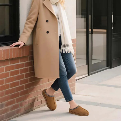 Luxe Comfort Memory Foam Suede Slippers