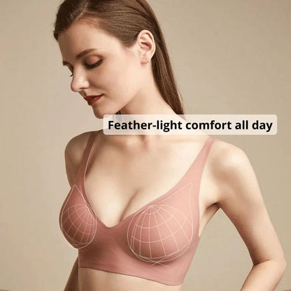 Jelly Strip Seamless Wireless Push-Up Bra