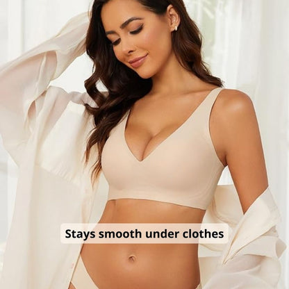 Jelly Strip Seamless Wireless Push-Up Bra