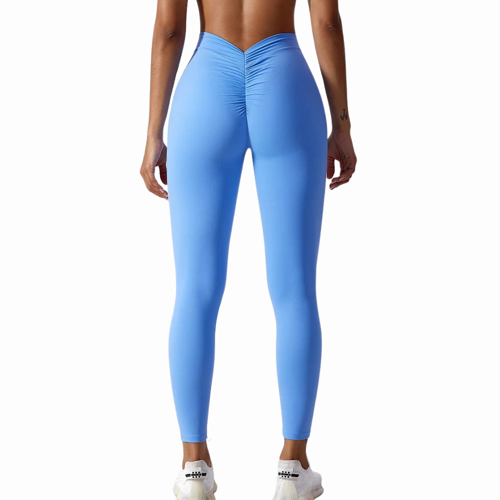 CurveLift V-Back Ruched Leggings