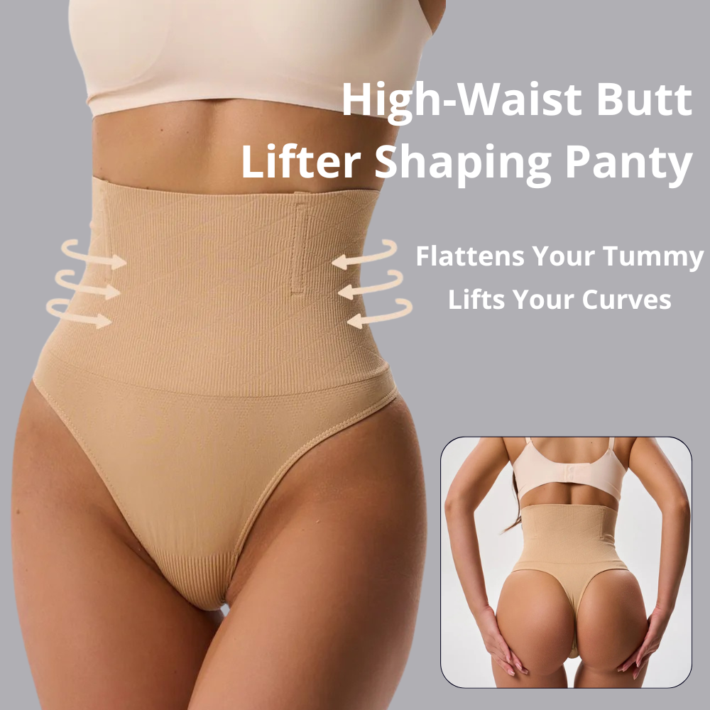 High-Waist Tummy Control Shaping Panties