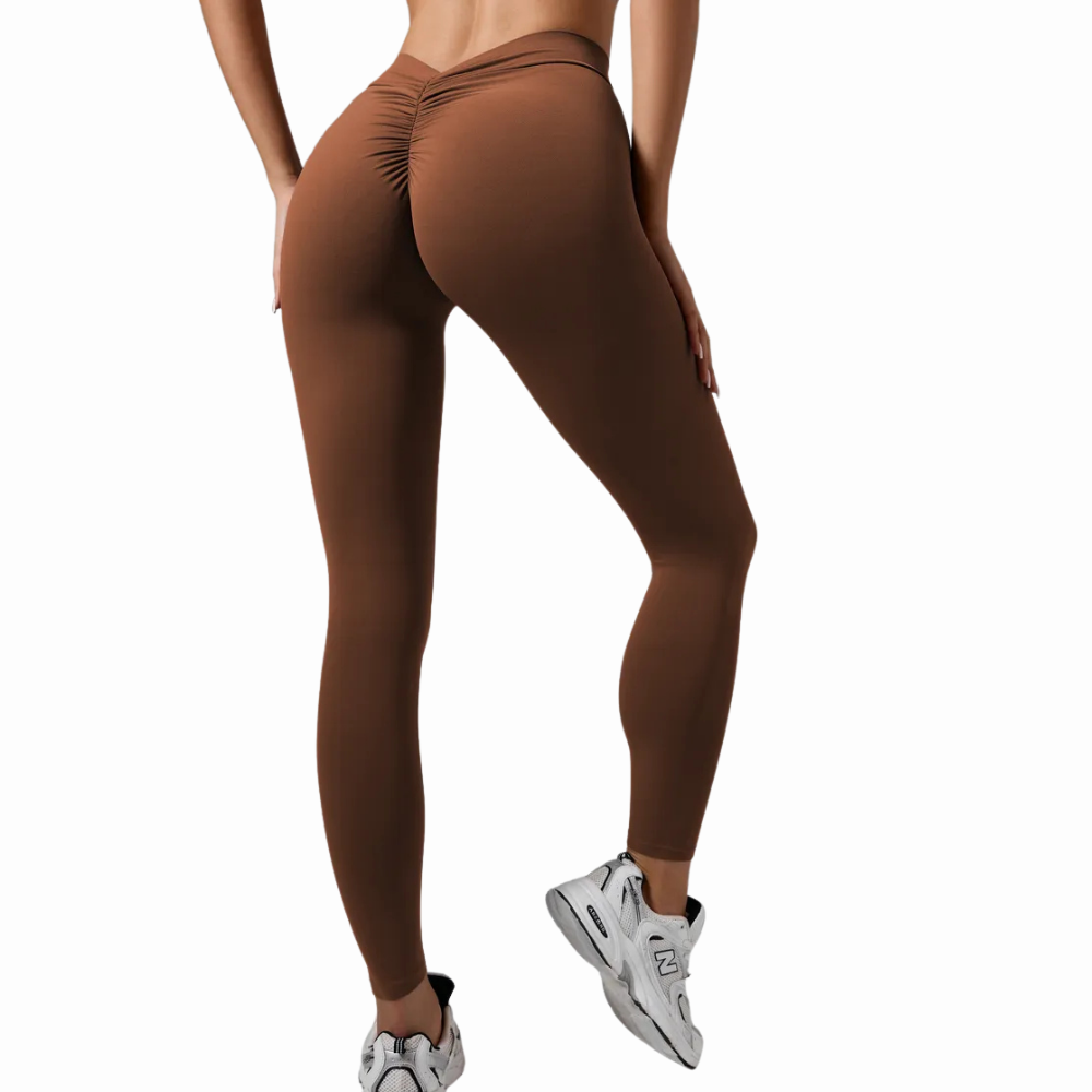 CurveLift V-Back Ruched Leggings
