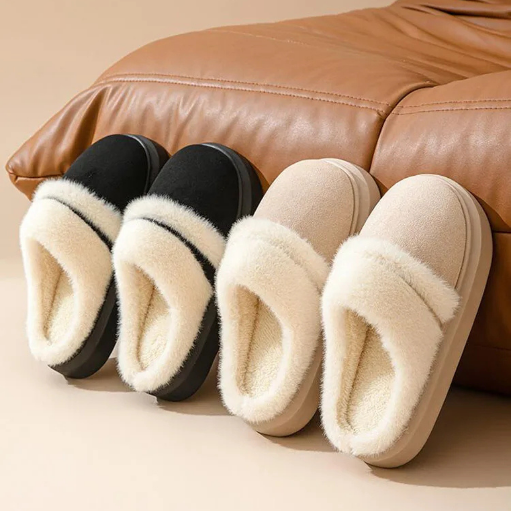 New Arrival: CozyVel™ Plush-Lined Indoor Slippers