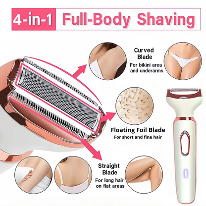 4-in-1 Rechargeable Electric Shaver
