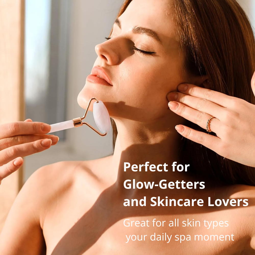 Jade Roller & Gua Sha set for Radiant Skin