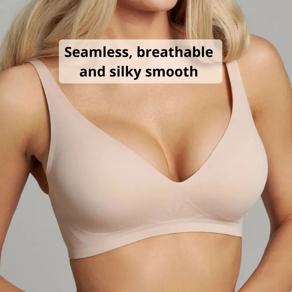 Jelly Strip Seamless Wireless Push-Up Bra