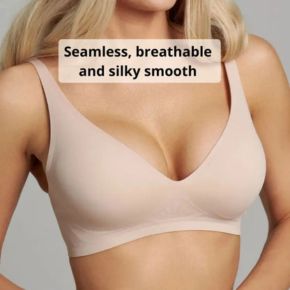 Jelly Strip Seamless Wireless Push-Up Bra
