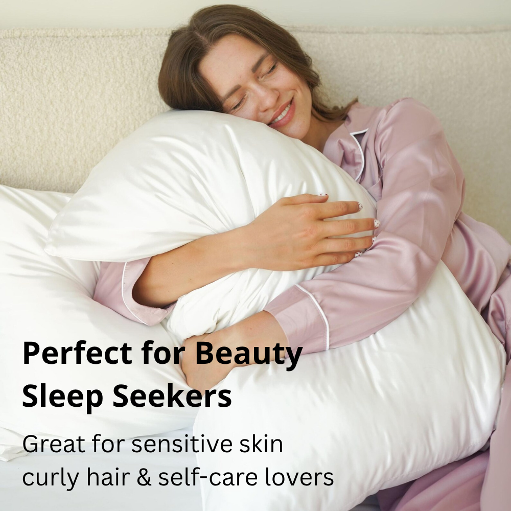 Dream in Silk: 100% Pure Mulberry Silk Pillowcase