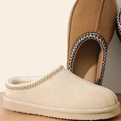 Luxe Comfort Memory Foam Suede Slippers