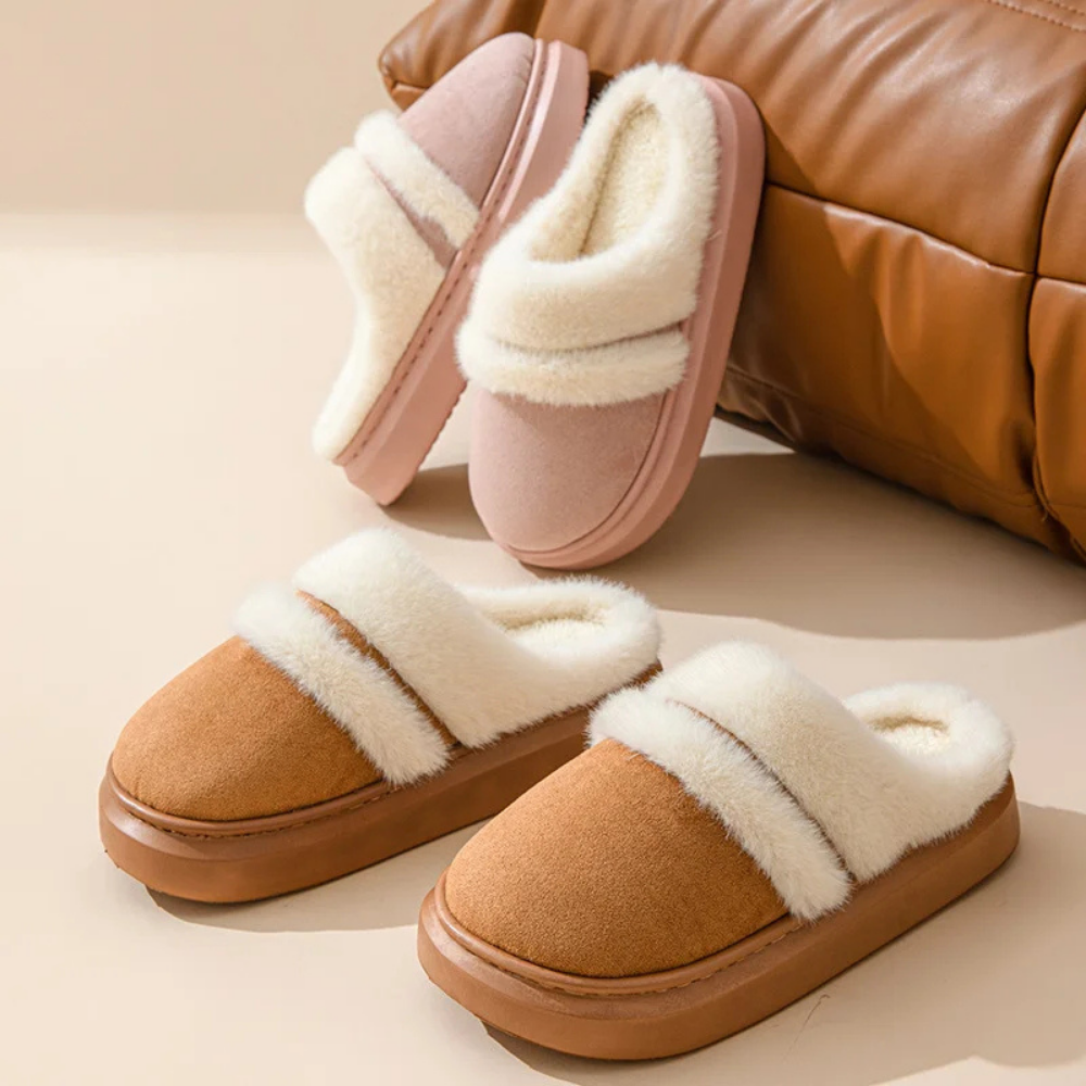 New Arrival: CozyVel™ Plush-Lined Indoor Slippers
