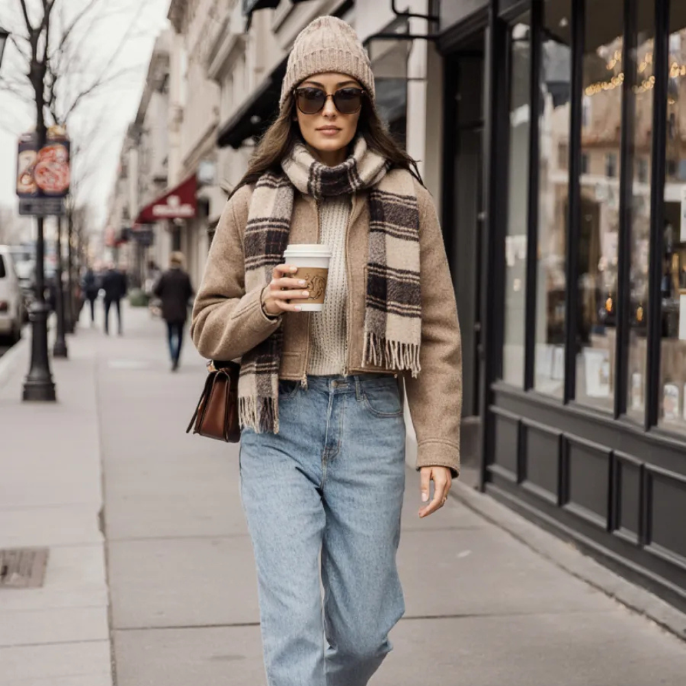 Cropped Wool Jacket – Timeless Elegance, Modern Edge