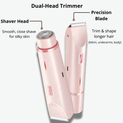 2-in-1 Dual Head Electric Shaver & Precision Trimmer