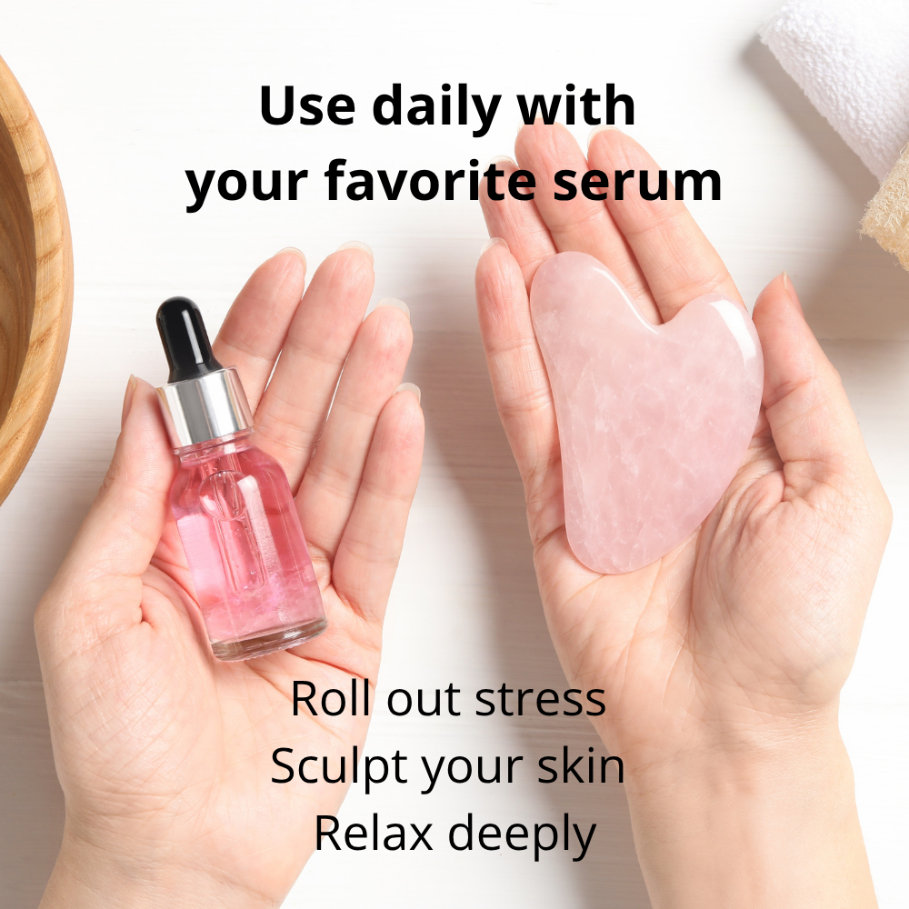 Jade Roller & Gua Sha set for Radiant Skin