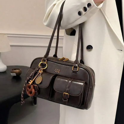 Women’s Multi-Pocket Shoulder Bag