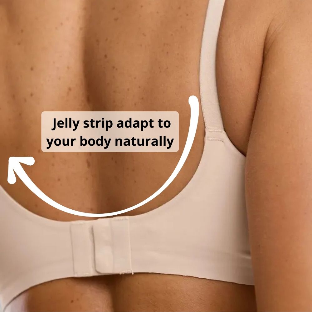 Jelly Strip Seamless Wireless Push-Up Bra