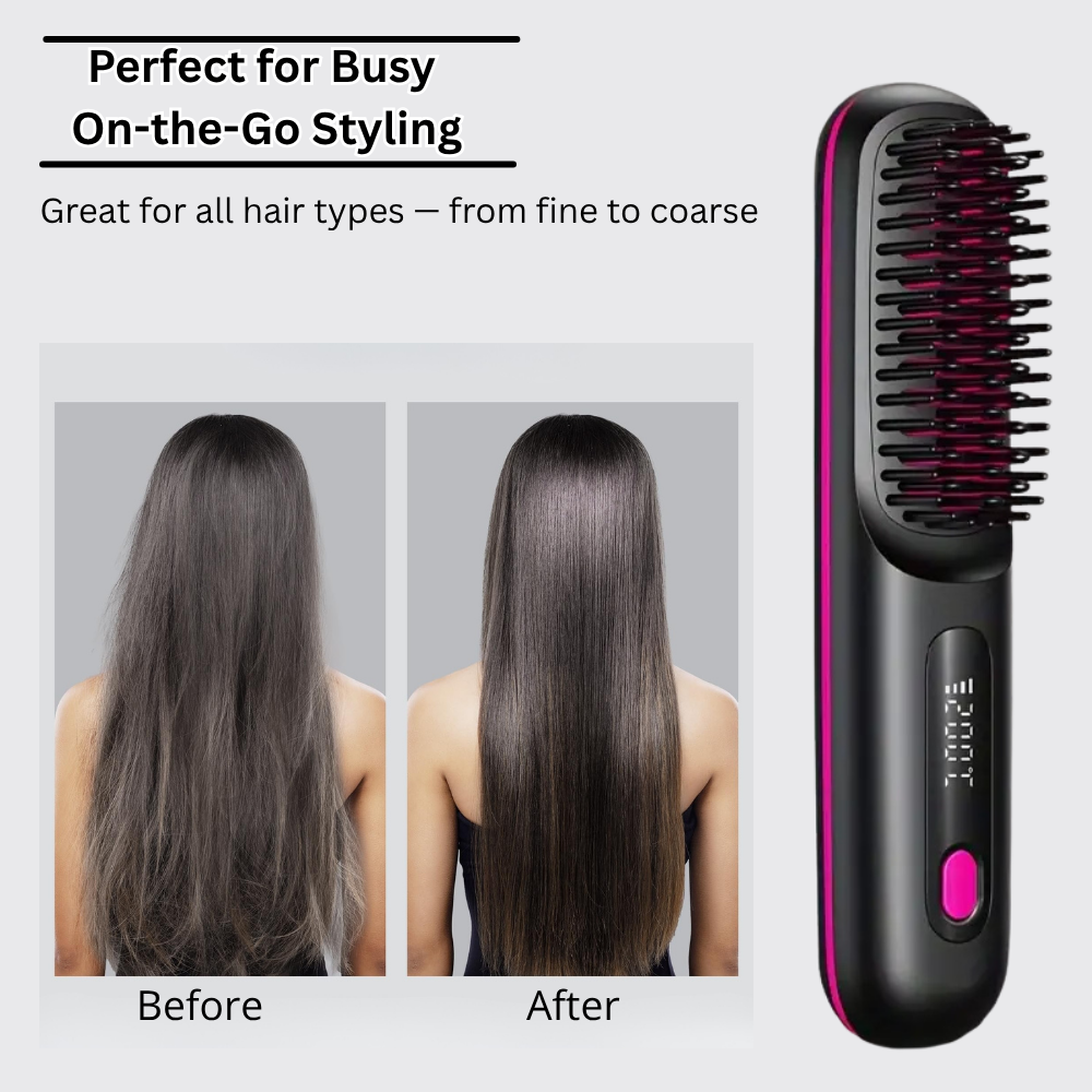 Portable Hair Straightening Comb – Smooth Hair Anytime, Anywhere