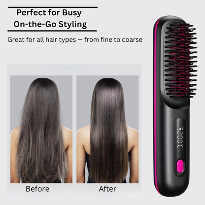 Portable Hair Straightening Comb – Smooth Hair Anytime, Anywhere