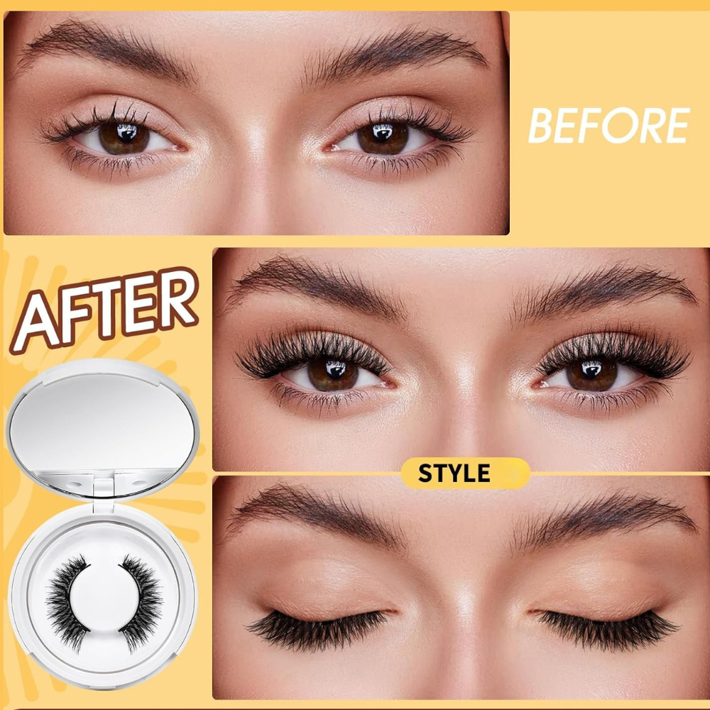 Magnetic Eyelashes – No Glue, No Mess, Just Snap & Go