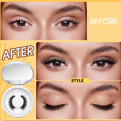 Magnetic Eyelashes – No Glue, No Mess, Just Snap & Go