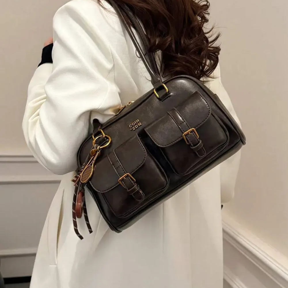 Women’s Multi-Pocket Shoulder Bag