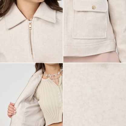 Cropped Wool Jacket – Timeless Elegance, Modern Edge