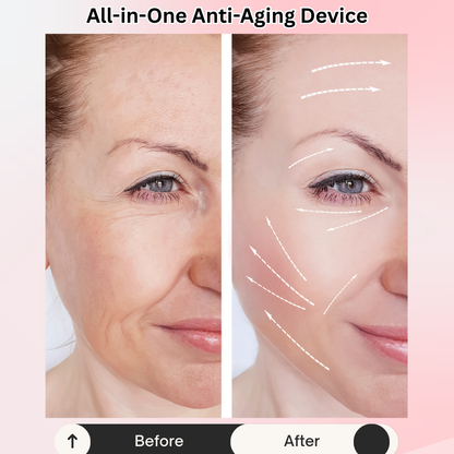 7-Color LED Face & Neck Massager – Lift, Sculpt & Glow