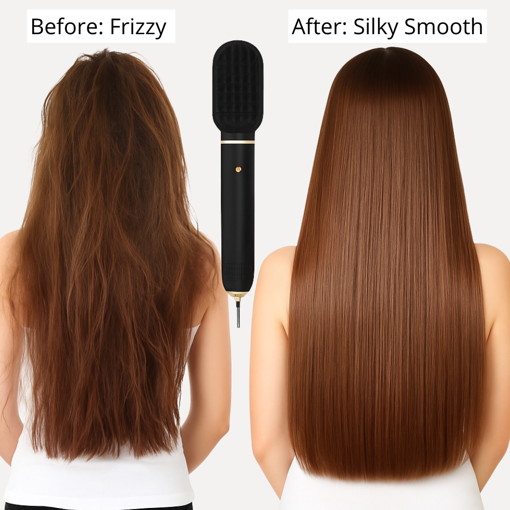 Professional 5-in-1 High-Speed Hot Air Brush for Hair Drying & Styling