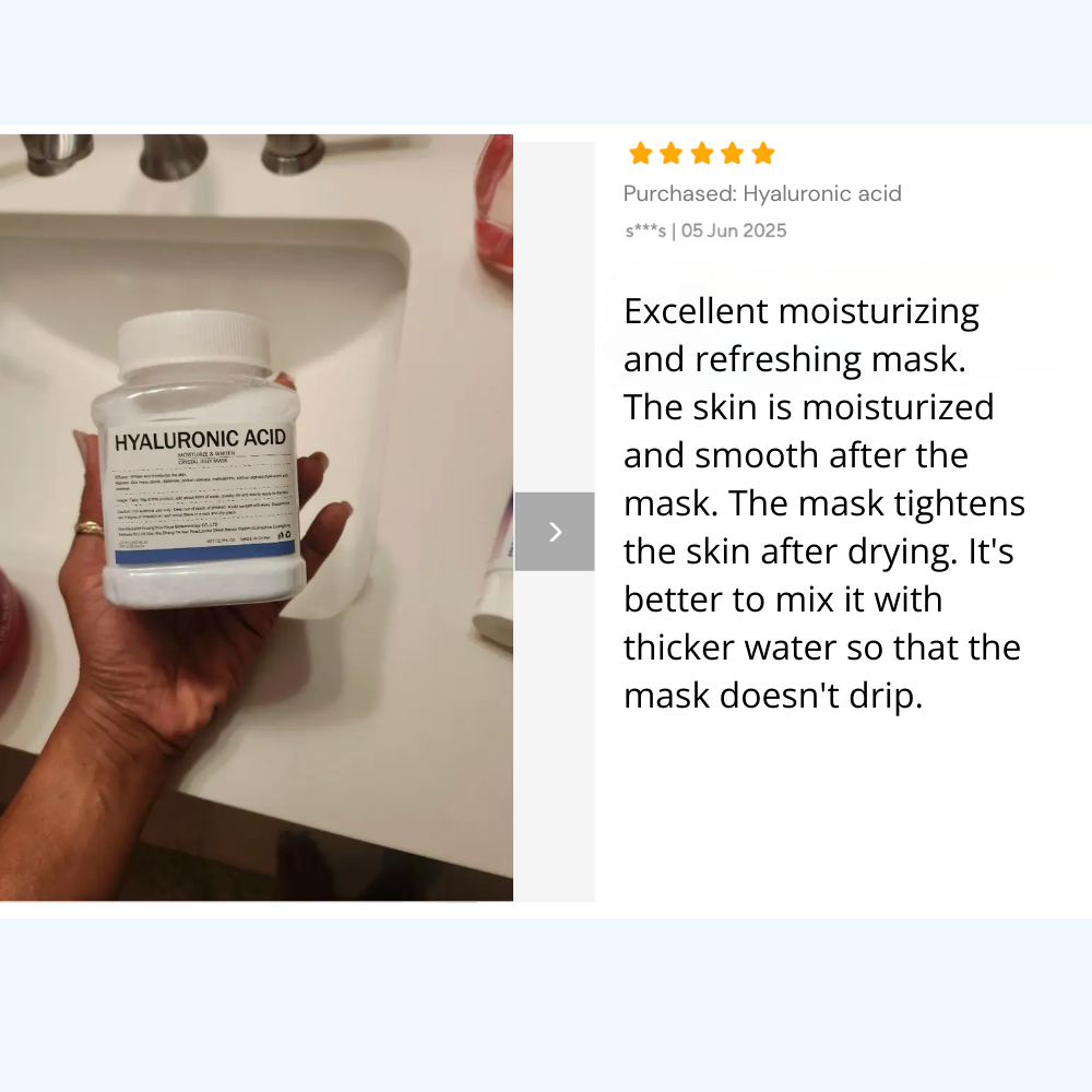 Hydrating Hyaluronic Acid Jelly Mask (650g / 23Fl Oz) – Spa Facial at Home