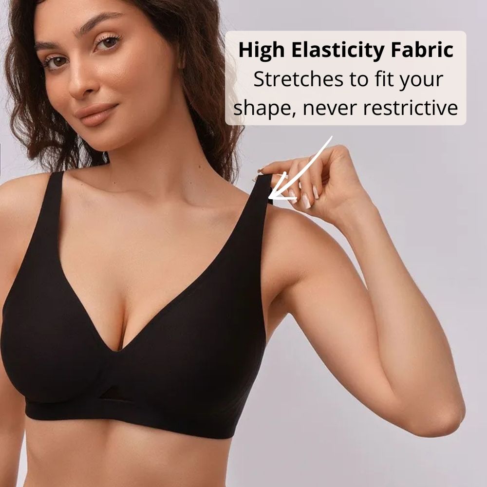 Jelly Strip Seamless Wireless Push-Up Bra