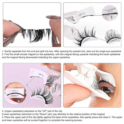 Magnetic Eyelashes – No Glue, No Mess, Just Snap & Go