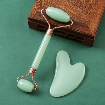 Jade Roller & Gua Sha set for Radiant Skin