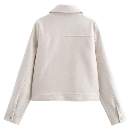 Cropped Wool Jacket – Timeless Elegance, Modern Edge