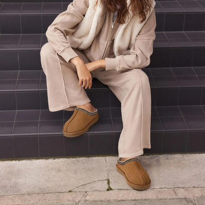 Luxe Comfort Memory Foam Suede Slippers