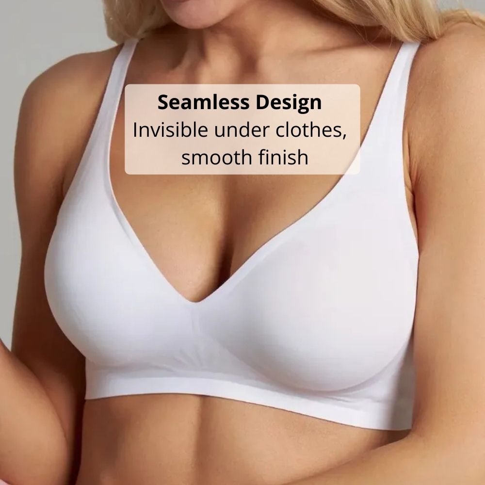 Jelly Strip Seamless Wireless Push-Up Bra