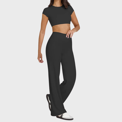 CloudFlex™ High-Stretch Straight-Leg Pants – Ultra Soft Naked Feel