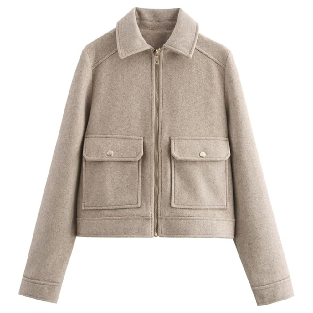 Cropped Wool Jacket – Timeless Elegance, Modern Edge