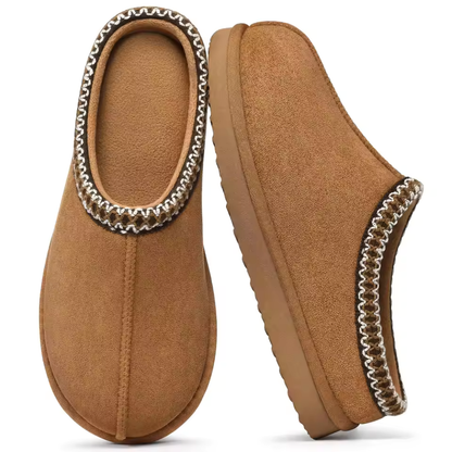 Luxe Comfort Memory Foam Suede Slippers