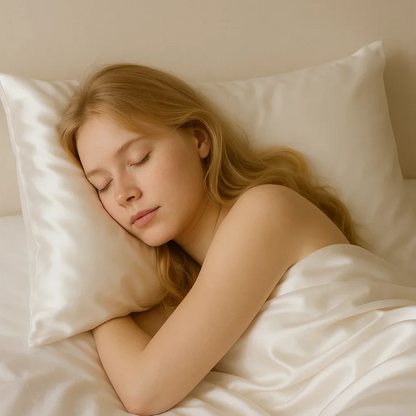 Dream in Silk: 100% Pure Mulberry Silk Pillowcase