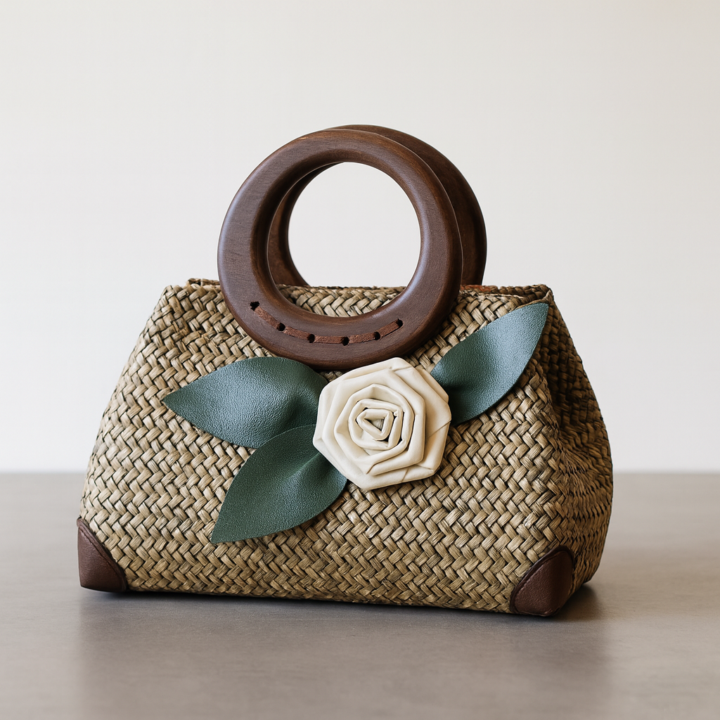 The Iconic Bloom Tote – Handcrafted Woven Bag
