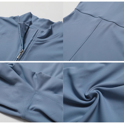 SculptEase™ Zip Front Body-Hugging Jumpsuit – Ultra Stretch Fit