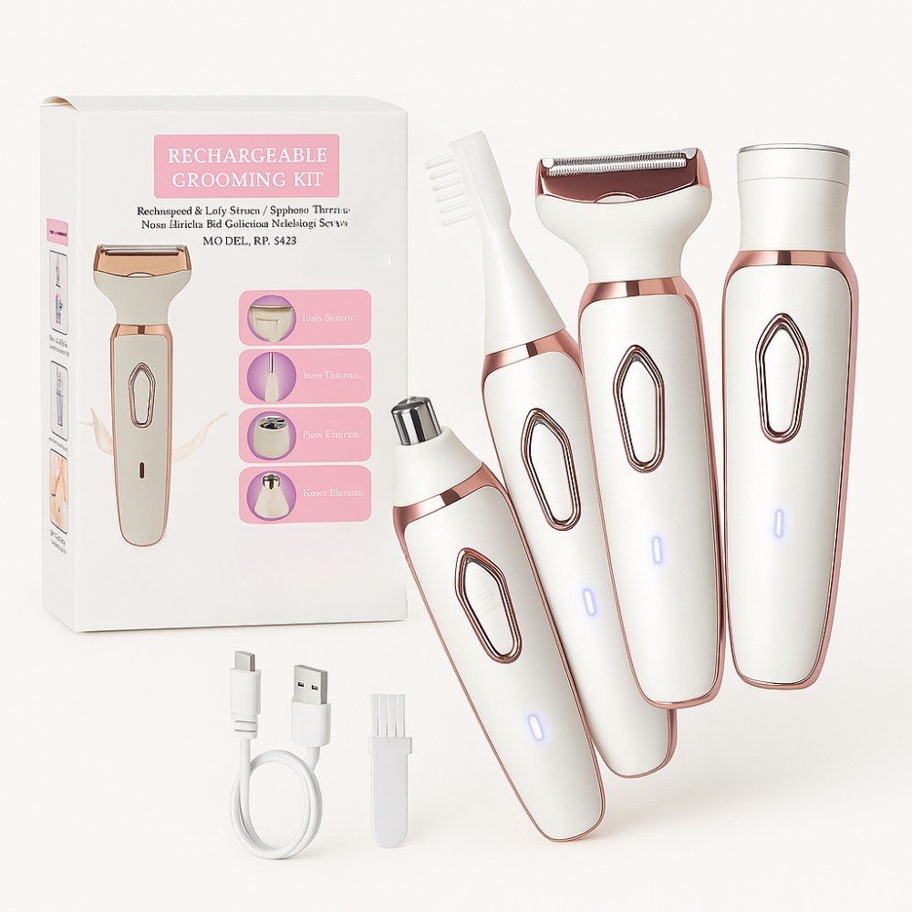 4-in-1 Rechargeable Electric Shaver